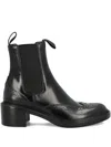 Saint Laurent Vincent Smooth Leather Chelsea Boots Shoes In Black