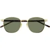 Saint Laurent 51mm Phantos Sunglasses In Gold