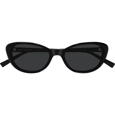 SAINT LAURENT SAINT LAURENT 52MM CAT EYE SUNGLASSES