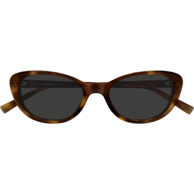 SAINT LAURENT SAINT LAURENT 52MM CAT EYE SUNGLASSES