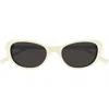 Saint Laurent 52mm Cat Eye Sunglasses In White
