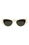 SAINT LAURENT 53MM CAT EYE SUNGLASSES