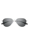 Saint Laurent 53mm Panthos Sunglasses In Black