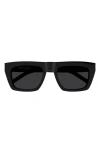 Saint Laurent 54mm Square Sunglasses In Black