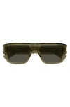 Saint Laurent 54mm Square Sunglasses In Taupe