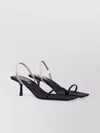 Saint Laurent Jaspe 55 Silk Slingback Sandal