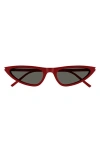 Saint Laurent 55mm Cat Eye Sunglasses In Red