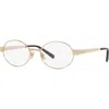 Saint Laurent 55mm Oval Optical Glasses In Multi