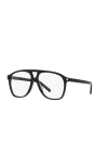 Saint Laurent 58mm Pilot Optical Glasses In Black