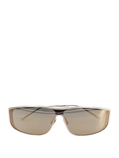 Saint Laurent 605 Luna Sunglasses In Gold