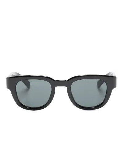 Saint Laurent 675 Square-frame Sunglasses In Black