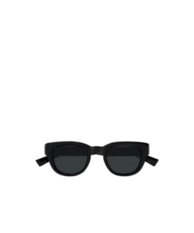 Saint Laurent 675 Square-frame Sunglasses In Black