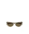 Saint Laurent 676 Cat-eye Sunglasses In Brown