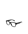 Saint Laurent 677 Square-frame Glasses In Black