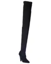 Saint Laurent 68 110 Canvas Over-the-knee Boot In Black