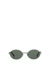 Saint Laurent Round Metal Sunglasses With Adjustable Nose Pads