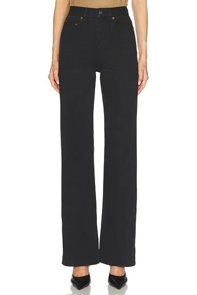 Saint Laurent 70's Flare Leg In Black