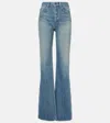 Saint Laurent 70's Flared Jeans In Blau