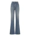 Saint Laurent 70s Blue Jeans With Washed Effect In Blue