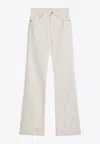 Saint Laurent 70s Jeans In Almond