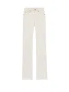 Saint Laurent 70s Denim Jeans In White