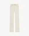 Saint Laurent 70s Denim Trouser In White