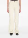 Saint Laurent 70s Jeans In Beige
