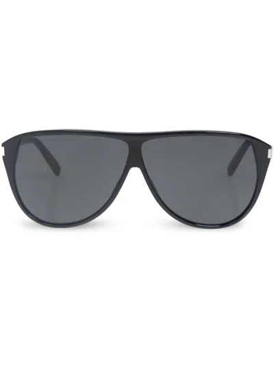 Saint Laurent Sl 731 Gaspar Sunglasses In Black-black-black