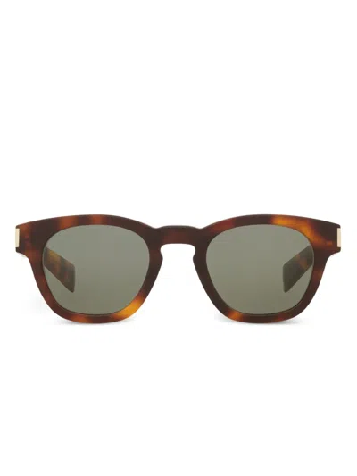 Saint Laurent 746 Sunglasses In Green