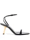 Saint Laurent 75mm Lee Sandals In 1000