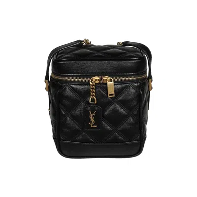 Pre-owned Saint Laurent 80's Vanity Bag 'nero' | Black | Women's Size Onesize