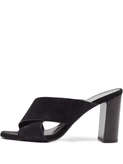 Pre-owned Saint Laurent 85mm Loulou Heeled Mules