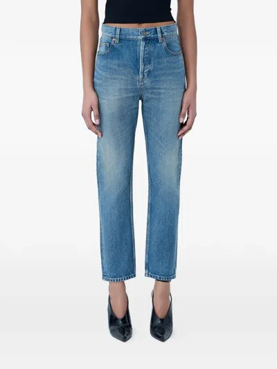 Saint Laurent 90's Five-pocket Jeans In Blue