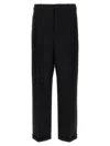 Saint Laurent Black Crepe Wide-leg Pant