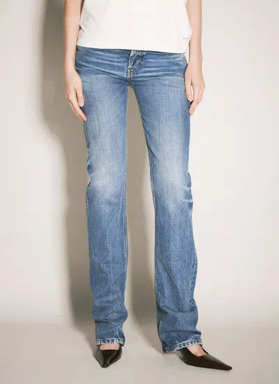 Saint Laurent 90's Slim Jeans In Blue