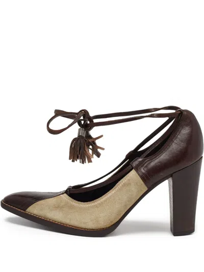 Pre-owned Saint Laurent 90mm Leather Pumps