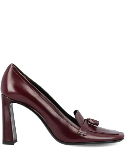 Saint Laurent 90mm Tassel-detail Pumps In Red