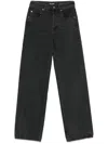 Saint Laurent Carrot-fit Jeans With A Washed Effect