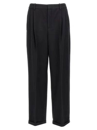 Saint Laurent 90s Pants In Noir