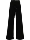 Saint Laurent Black Stretch Chenille Joggers