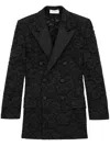 Saint Laurent Double-breasted Jacket In Wool