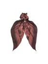 Saint Laurent Paisley Silk Satin Scrunchie In Multicolour