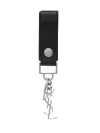 Saint Laurent Monogram Keyring Made Of Leather In Black