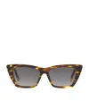 Saint Laurent Womens Brown Sl276 Mica Cat-eye Frame Acetate Sunglasses In Brown