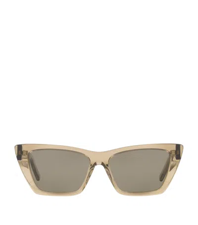 Saint Laurent Ys000128 Sl 276 Mica In Brown