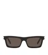 Saint Laurent Womens Sl 461 Betty Rectangle-frame Acetate Sunglasses In Black