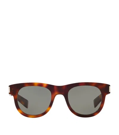 Saint Laurent Acetate 0ys000486 Sunglasses In Brown