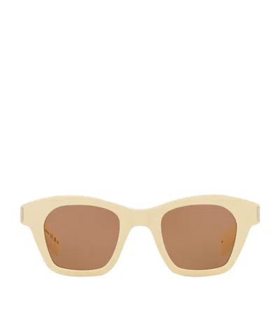 Saint Laurent Acetate 0ys000496 Sunglasses In White