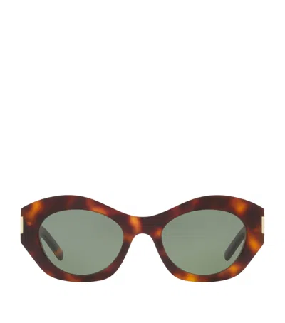 Saint Laurent Acetate 0ys000519 Sunglasses In Brown
