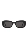 Saint Laurent Womens Black Slm130 Square-frame Acetate Sunglasses In Black